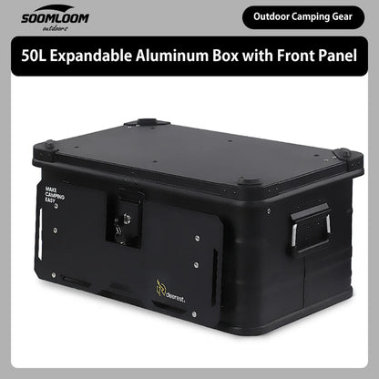 Deerest Multifunctional Outdoor Camping Box IGT Aluminium Case Lightweight Modular Combo Accessories for Picnic Motorcycle Trunk