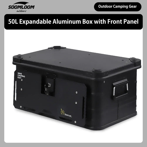 Deerest Multifunctional Outdoor Camping Box IGT Aluminium Case Lightweight Modular Combo Accessories for Picnic Motorcycle Trunk