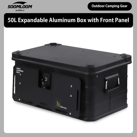 Deerest Multifunctional Outdoor Camping Box IGT Aluminium Case Lightweight Modular Combo Accessories for Picnic Motorcycle Trunk