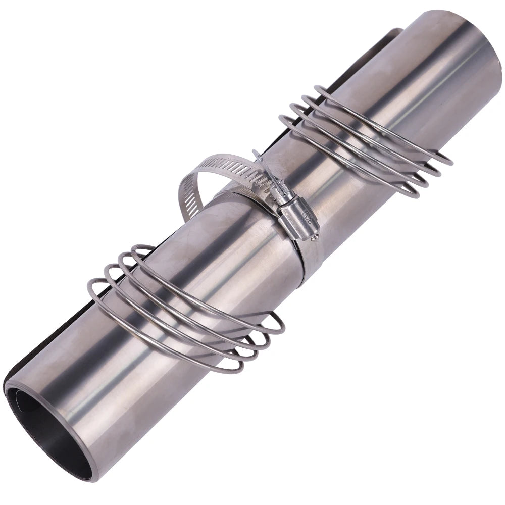 Soomloom Titanium Roll Chimney for Wood Stove 2m 2.5m 3m Lightweight Compact Chimney Accessory for Outdoor Camp Stove Fireplace