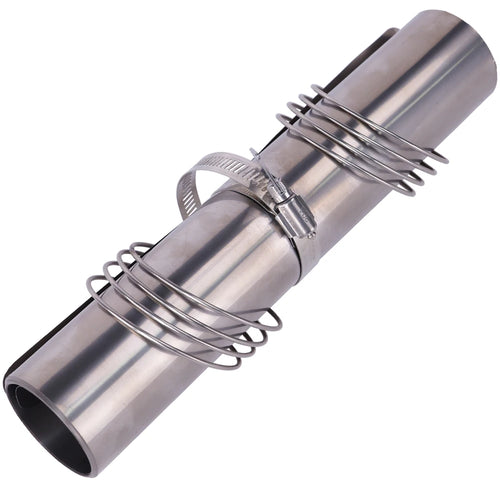 Soomloom Titanium Roll Chimney for Wood Stove 2m 2.5m 3m Lightweight Compact Chimney Accessory for Outdoor Camp Stove Fireplace