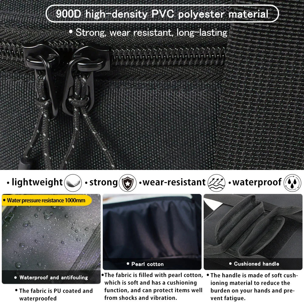 Deerest 2-layer Unit IGT Euipment Storage Bag 900D Oxford Cloth Outdoor Camping Portable Waterptoof Multifunctional Storage Bag