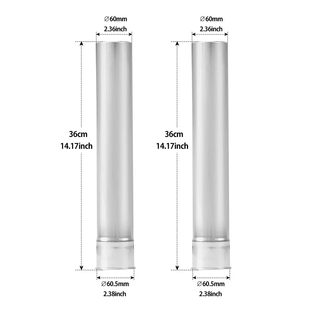 Soomloom Wood Stove Accessories Chimney Extension Pipe Stainless Steel Extendable Chimney Pipe for Camping Firewood Stove