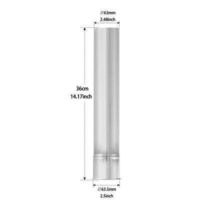 Soomloom Wood Stove Accessories Chimney Extension Pipe Stainless Steel Extendable Chimney Pipe for Camping Firewood Stove