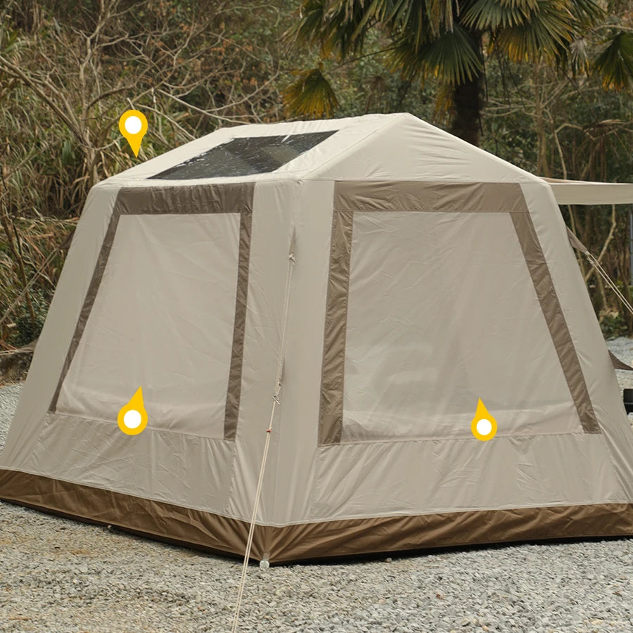 Soomloom Inflatable Tent TAM6.8 Easy Setup Large Air Tent Air Beam Cabin for Family Couples Camping Outdoor Events Travel