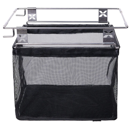 Deerest 1 Unit Pull-Out Mesh Basket for IGT Table, Foldable, Lightweight Multipurpose Draining Bag, Outdoor Camping Accessories