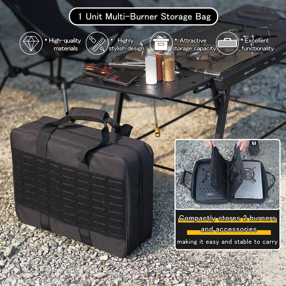 Soomloom 1-Unit Burner Storage Bag, Lightweight Durable Water-repellent 600D Oxford Fabric Outdoor Multi-Storage Bag for Burner