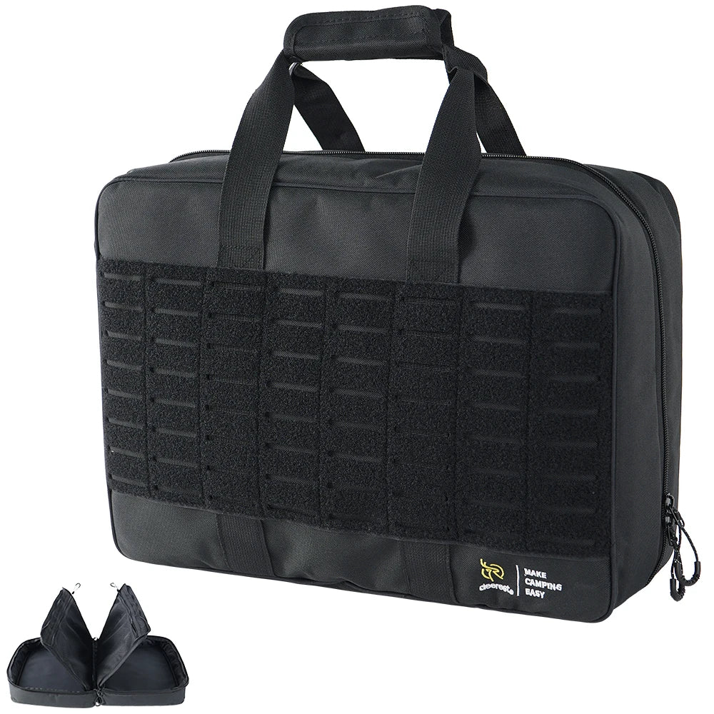 Soomloom 1-Unit Burner Storage Bag, Lightweight Durable Water-repellent 600D Oxford Fabric Outdoor Multi-Storage Bag for Burner
