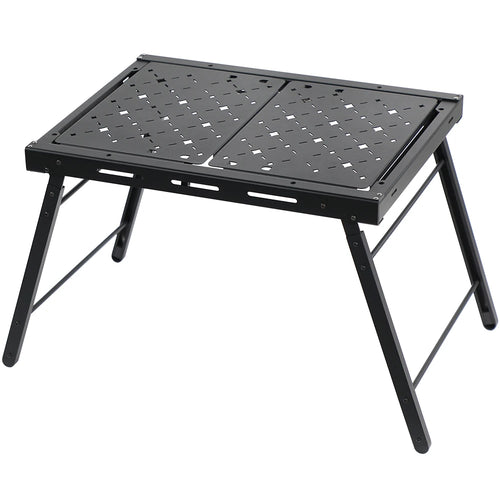 Deerest 2-Unit Folding Camping Table, Aluminum Top Modular & Expandable, Lightweight, Compact, Durable, IGT Outdoor Table