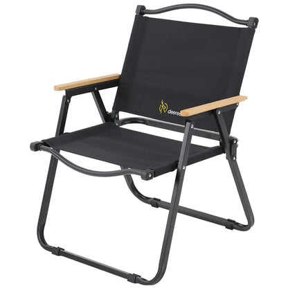 Deerest Camping Folding Chair Outdoor Travel Lounge Lawn Seat Fishing Beach Relax Lightweight Outdoor Portable Kermit Chair