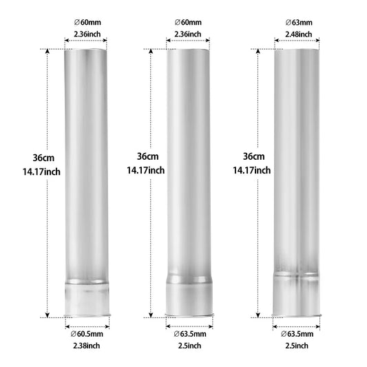 Soomloom Wood Stove Accessories Chimney Extension Pipe Stainless Steel Extendable Chimney Pipe for Camping Firewood Stove