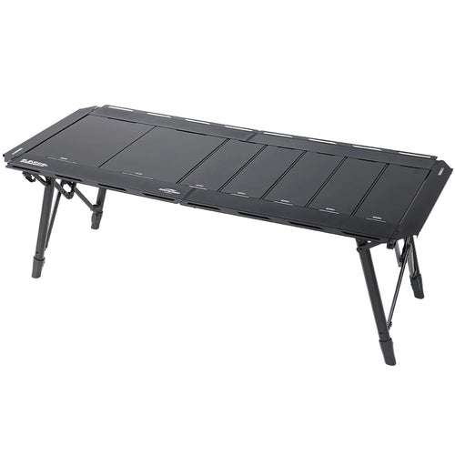 Soomloom 4.5-Unit Adjustable Height Folding IGT Camping Table - Aluminum Alloy Expandable Table for Outdoor Cooking and Dining