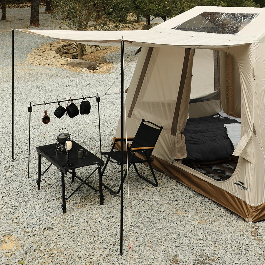 Soomloom Inflatable Tent TAM6.8 Easy Setup Large Air Tent Air Beam Cabin for Family Couples Camping Outdoor Events Travel