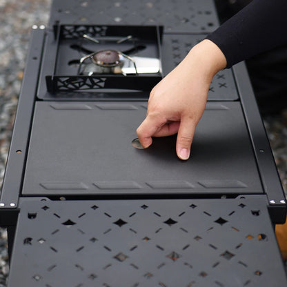 Soomloom Universal 1.0-Unit Table Panel - IGT Exchange Aluminum Alloy Table Plate Coated Board for Outdoor Camping & Picnic