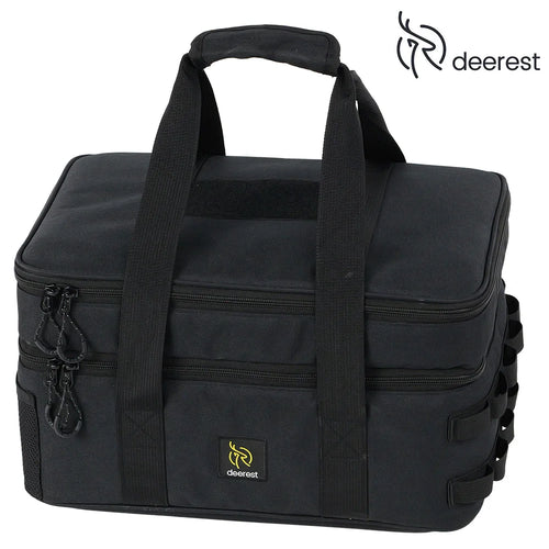 Deerest 2-layer Unit IGT Euipment Storage Bag 900D Oxford Cloth Outdoor Camping Portable Waterptoof Multifunctional Storage Bag