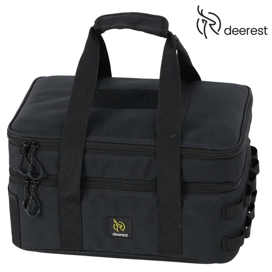 Deerest 2-layer Unit IGT Euipment Storage Bag 900D Oxford Cloth Outdoor Camping Portable Waterptoof Multifunctional Storage Bag