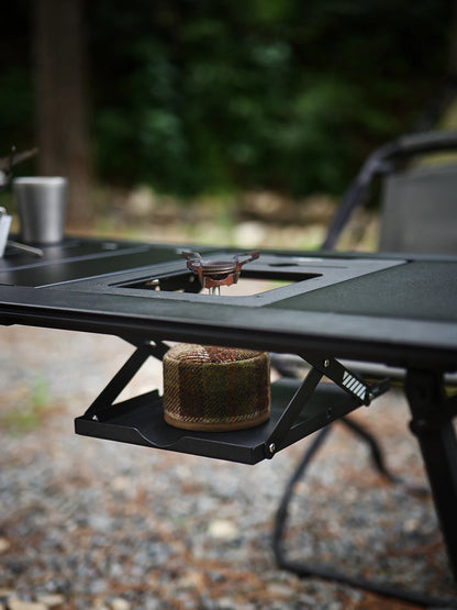 Soomloom 1-Unit Adjustable Burner Insert Panel for IGT Table – Camping Stove Plate Compatible with SOTO ST-310, Alcohol Burners