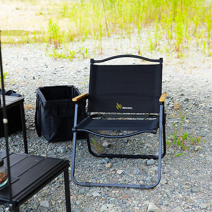 Deerest Camping Folding Chair Outdoor Travel Lounge Lawn Seat Fishing Beach Relax Lightweight Outdoor Portable Kermit Chair