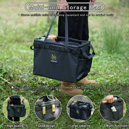 Deerest Opening IGT Euipment Storage Bag 900D Oxford Cloth Outdoor Camping Portable Multifunctional No Cover Unit Storage Bag