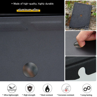 Soomloom Universal 1.0-Unit Table Panel - IGT Exchange Aluminum Alloy Table Plate Coated Board for Outdoor Camping & Picnic