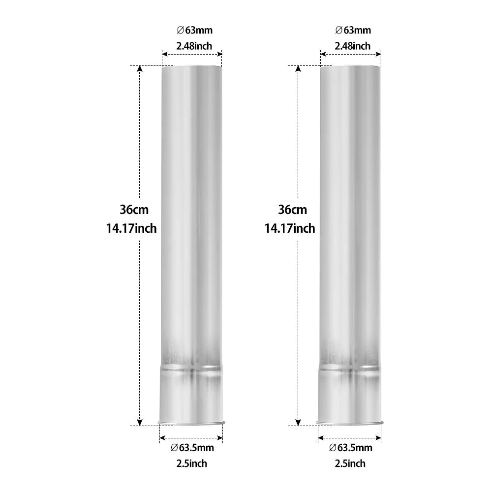 Soomloom Wood Stove Accessories Chimney Extension Pipe Stainless Steel Extendable Chimney Pipe for Camping Firewood Stove
