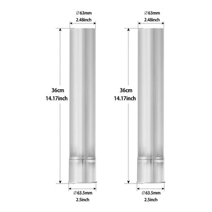 Soomloom Wood Stove Accessories Chimney Extension Pipe Stainless Steel Extendable Chimney Pipe for Camping Firewood Stove
