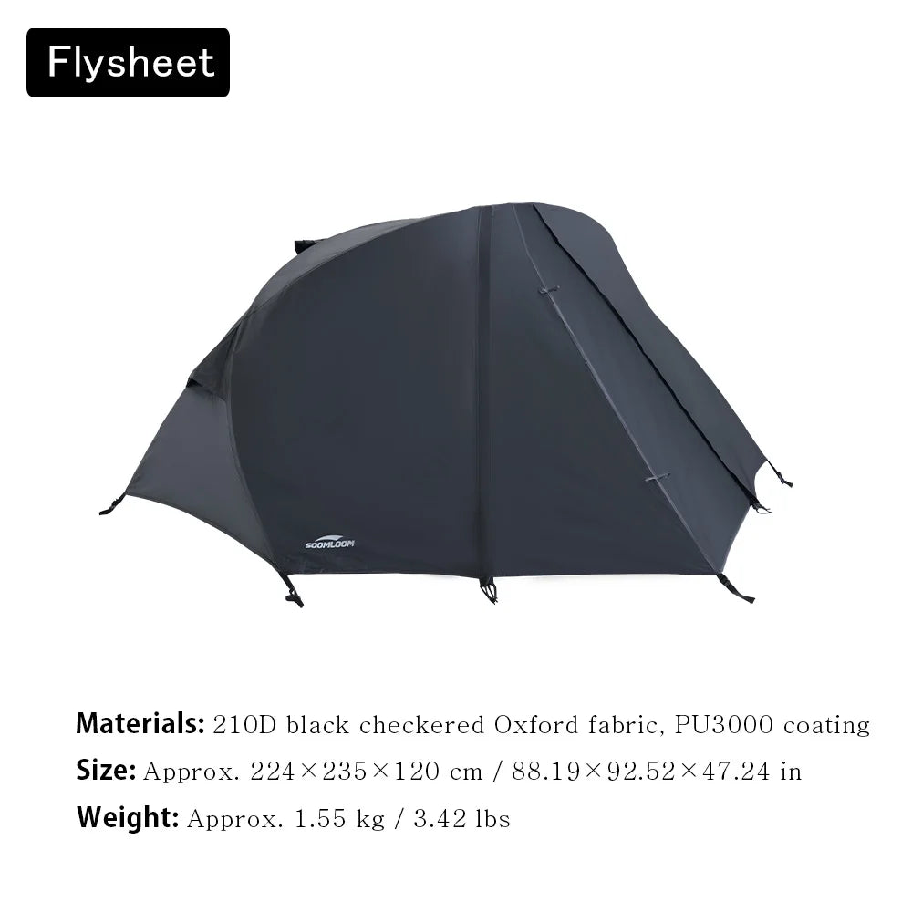 Soomloom Lightweight Freestanding Inner Tent Breathable Mosquito-Proof Modular Mesh Tent Shelter for Camping Backpacking Hiking