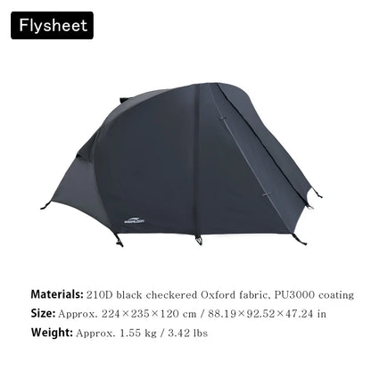 Soomloom Lightweight Freestanding Inner Tent Breathable Mosquito-Proof Modular Mesh Tent Shelter for Camping Backpacking Hiking