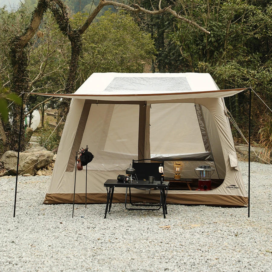 Soomloom Inflatable Tent TAM6.8 Easy Setup Large Air Tent Air Beam Cabin for Family Couples Camping Outdoor Events Travel