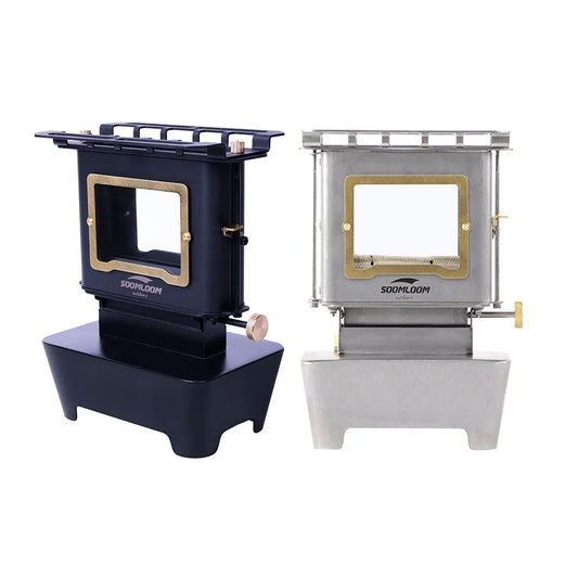 Soomloom vintage oil stove - Outdoor Portable Retro Wick Stove Camping Stove for Heating, Flame Viewing & Outdoor Dining